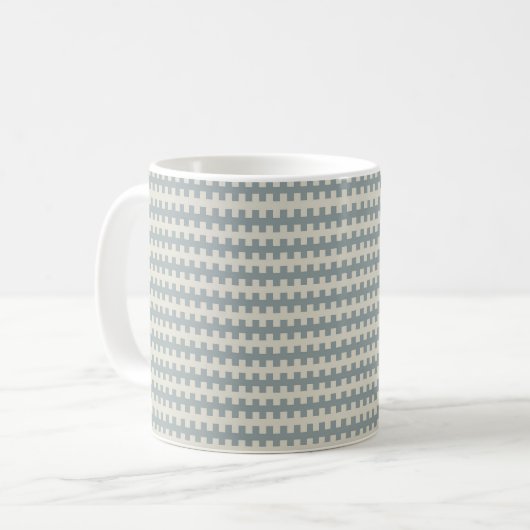 geometrische Streifen Kaffeetasse (Vorderseite Links)