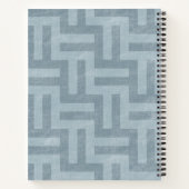Geometrische Streifen Notizblock (Rückseite)