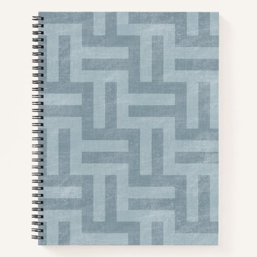 Geometrische Streifen Notizblock (Vorderseite)