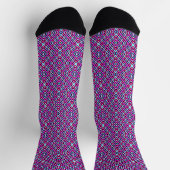 Geometrische Streifen Socken (Oben)