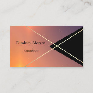 geometrische Streifen, Visitenkarte