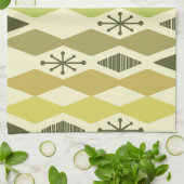 Geometrische Struktur des Atomalters Geschirrtuch (Gefaltet)