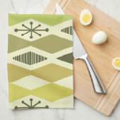 Geometrische Struktur des Atomalters Geschirrtuch (Viertel Falte)