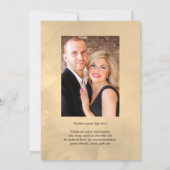 Geometrische Sukkulenten Herbarium Garden Wedding Einladung (Rückseite)