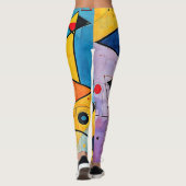 Geometrische Symbole Abstrakt #02 Leggings (Rückseite)