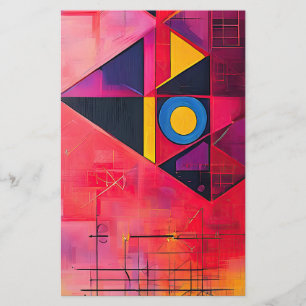 Geometrische Symbole Abstrakt #04. Briefpapier