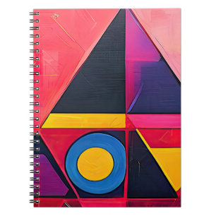 Geometrische Symbole Abstrakt #04. Notizblock