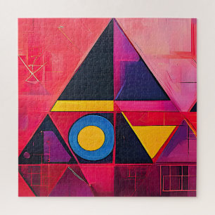 Geometrische Symbole Abstrakt #04. Puzzle