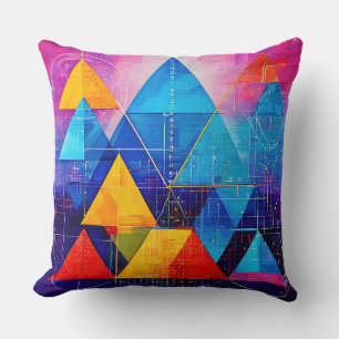 Geometrische Symbole Abstrakt #10 Kissen