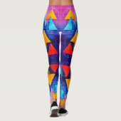 Geometrische Symbole Abstrakt #10 Leggings (Rückseite)