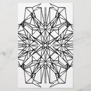 geometrische Symmetrie Briefpapier