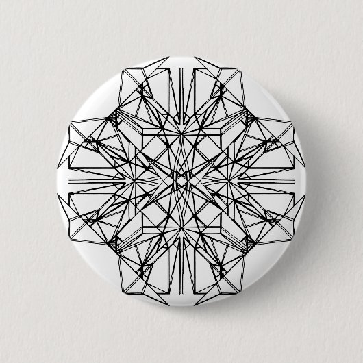 geometrische Symmetrie Button (Vorderseite)
