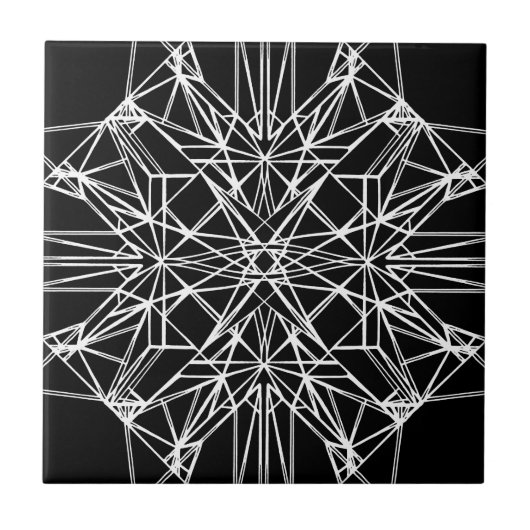 Geometrische Symmetrie Fliese (Vorderseite)