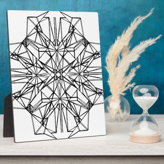 geometrische Symmetrie Fotoplatte (Seite)