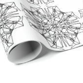 geometrische Symmetrie Geschenkpapier (Rolleneckpunkt)