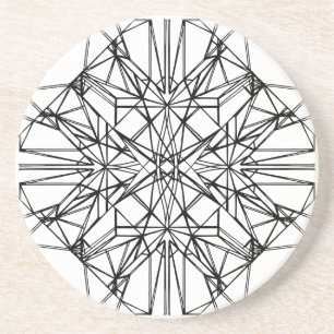 geometrische Symmetrie Getränkeuntersetzer