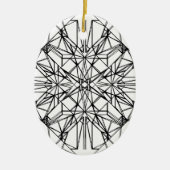 geometrische Symmetrie Keramikornament (Vorne)