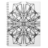 geometrische Symmetrie Notizblock (Vorderseite)