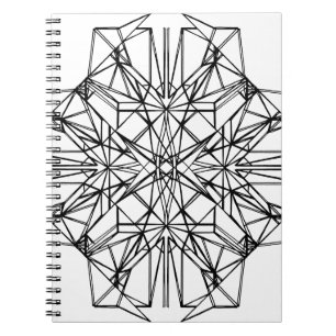 geometrische Symmetrie Notizblock