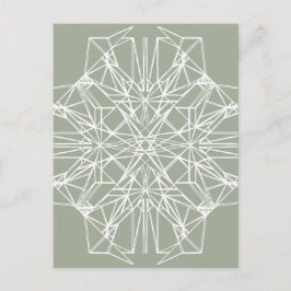 Geometrische Symmetrie Postkarte