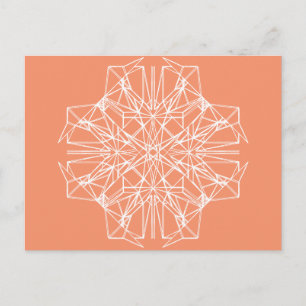 Geometrische Symmetrie Postkarte
