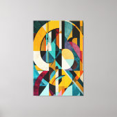 Geometrische Symphonie Leinwanddruck (Vorderseite)