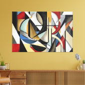 Geometrische Symphonie perfekte Harmonie Leinwanddruck (Insitu (Wohnzimmer))