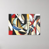 Geometrische Symphonie perfekte Harmonie Leinwanddruck (Vorderseite)