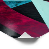 Geometrische Symphonie Poster (Ecke)