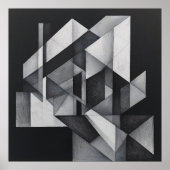 Geometrische Symphonie Poster (Vorne)