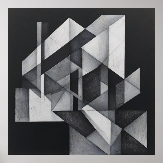 Geometrische Symphonie Poster (Vorne)