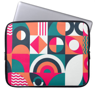 Geometrische Tapeten Hintergrund. Moderne Stil vin Laptopschutzhülle