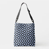 Geometrische Tasche für hellblau und schwarz (Rückseite)