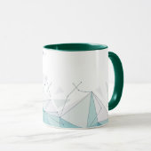 Geometrische Tasse (VorderseiteRechts)