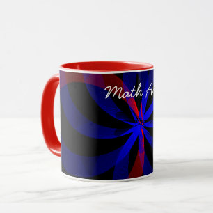 Geometrische Tasse des Blueberry Color Center