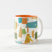 geometrische Tasse des Mittelalters (VorderseiteRechts)