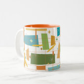 geometrische Tasse des Mittelalters (Vorderseite Links)