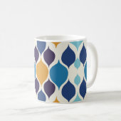 Geometrische Tasse des Mitteljahrhunderts der 60er (VorderseiteRechts)