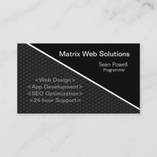 Geometrische Technologie-Visitenkarte, Visitenkarte