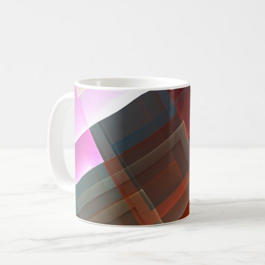 Geometrische Texturierung Kaffeetasse (Vorderseite Links)