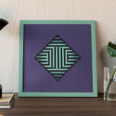 Geometrische Tiefen: Leerlaufdrehzahl und Strahlun Poster