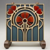 Geometrische Tile der Floral Harmony Fliese