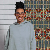 Geometrische Tile der Floral Harmony Fliese