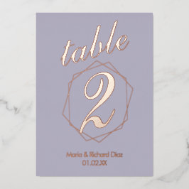 Geometrische Tischnummer an der Grenze