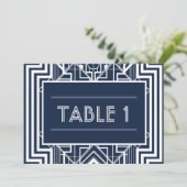 Geometrische Tischnummern (Stehend Vorderseite)