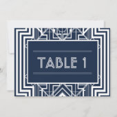 Geometrische Tischnummern (Rückseite)