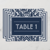 Geometrische Tischnummern (Vorne/Hinten)