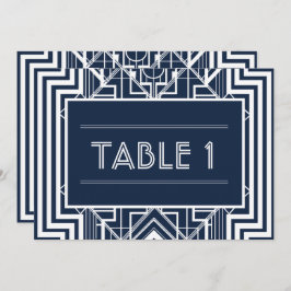 Geometrische Tischnummern
