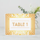 Geometrische Tischnummern (Stehend Vorderseite)