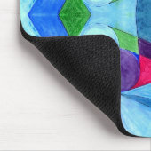 Geometrische Titel Mousepad (Ecke)